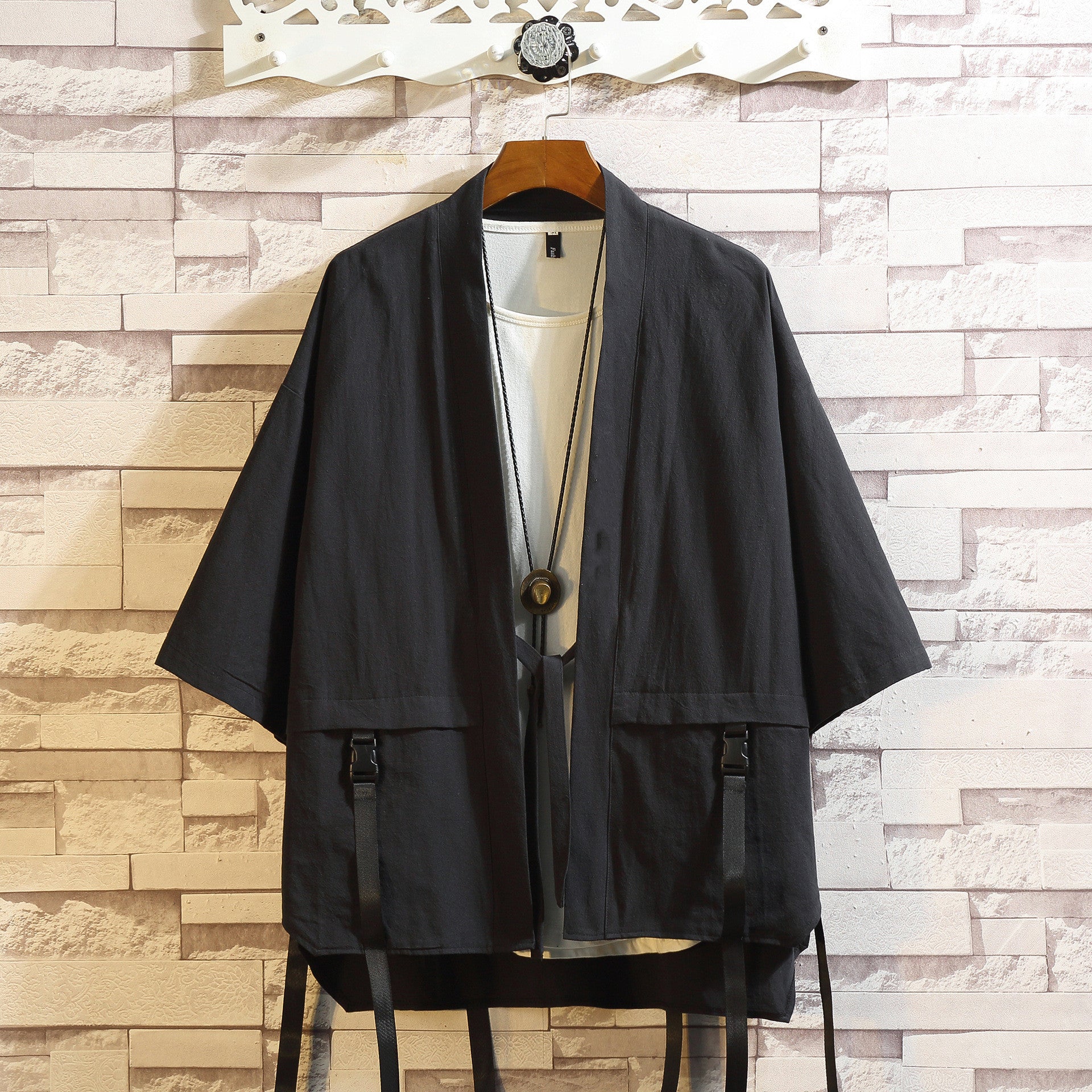 Japanese Style Loose Kimono Shirt