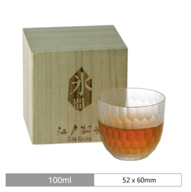 Japanese Crystal Sake & Whiskey Glass | 氷杯・水杯・香酒杯
