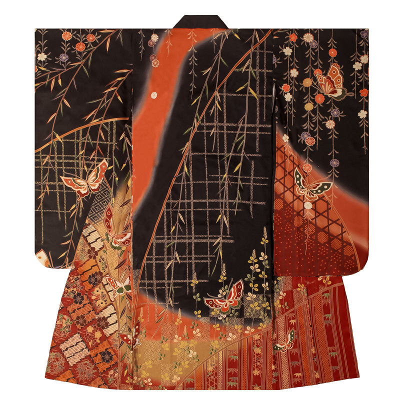 Midnight Bloom Women’s Kimono
