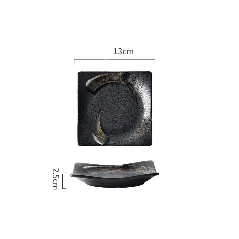 Zen Gold Square Plate - Sushi|禅金色 四角皿 寿司用