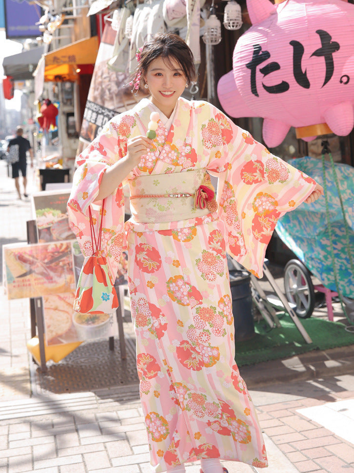 Retro Kimono Photo Dress Set