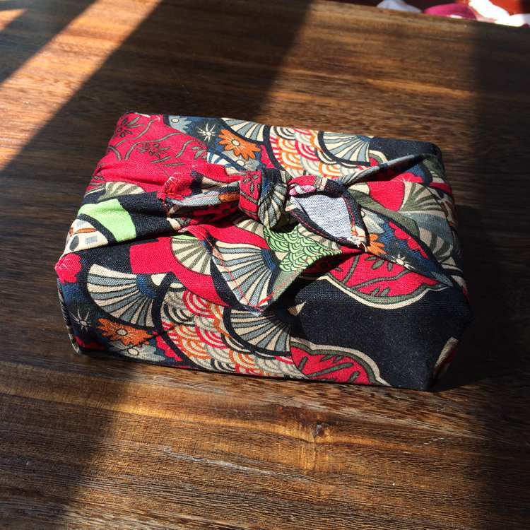 Zen Style Suede Wrapped Lunch Box