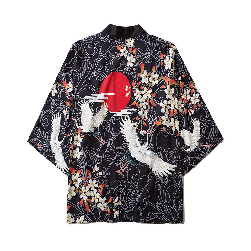 Sora Flow – Three-Quarter Sleeve Kimono