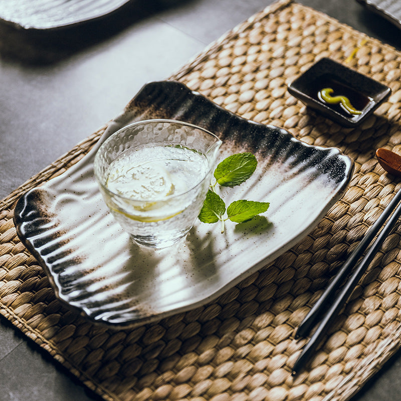 Creative Sushi Flat Plate – Irregular Shape Porcelain Plate