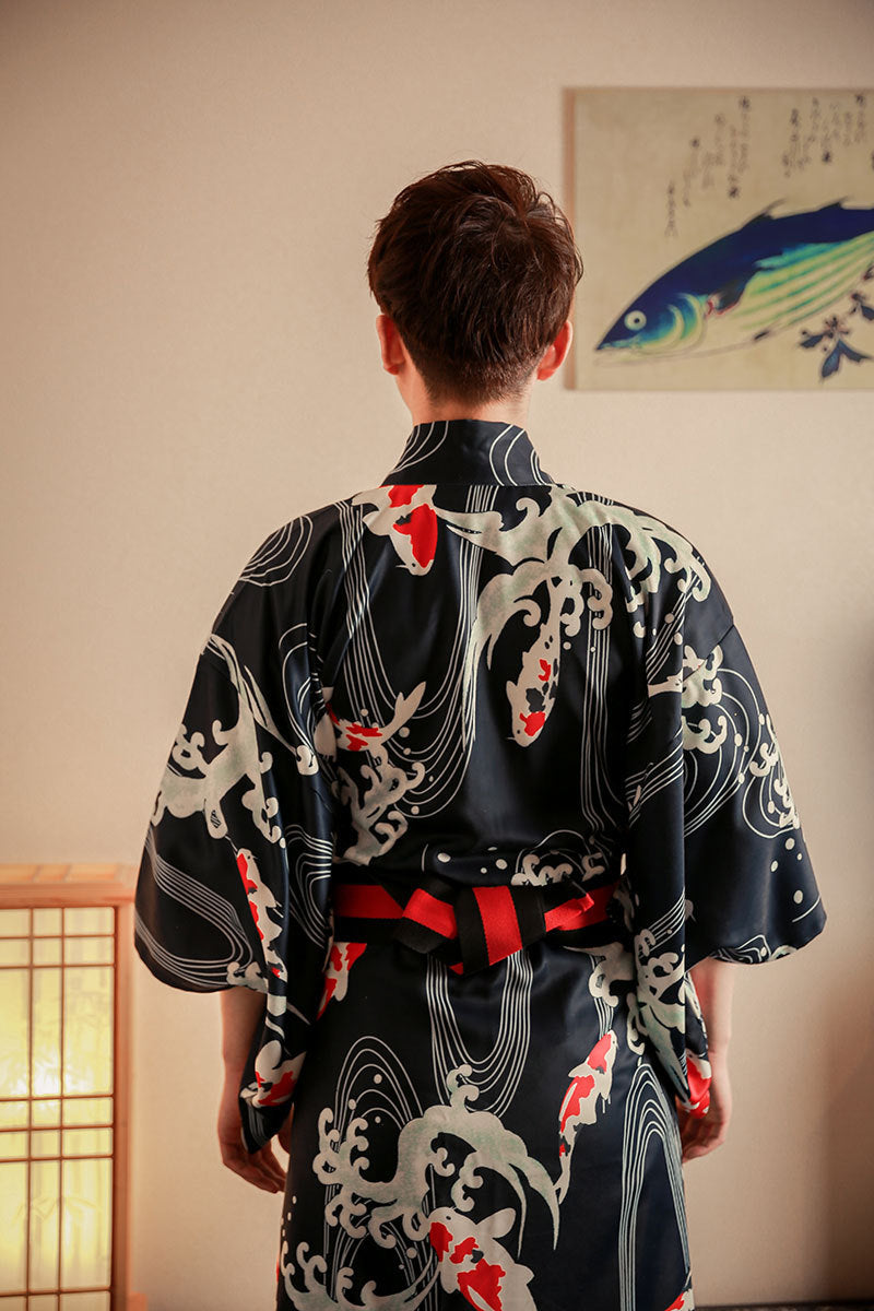 Koi Warrior Men’s Kimono Set｜鯉武士 メンズ着物セット