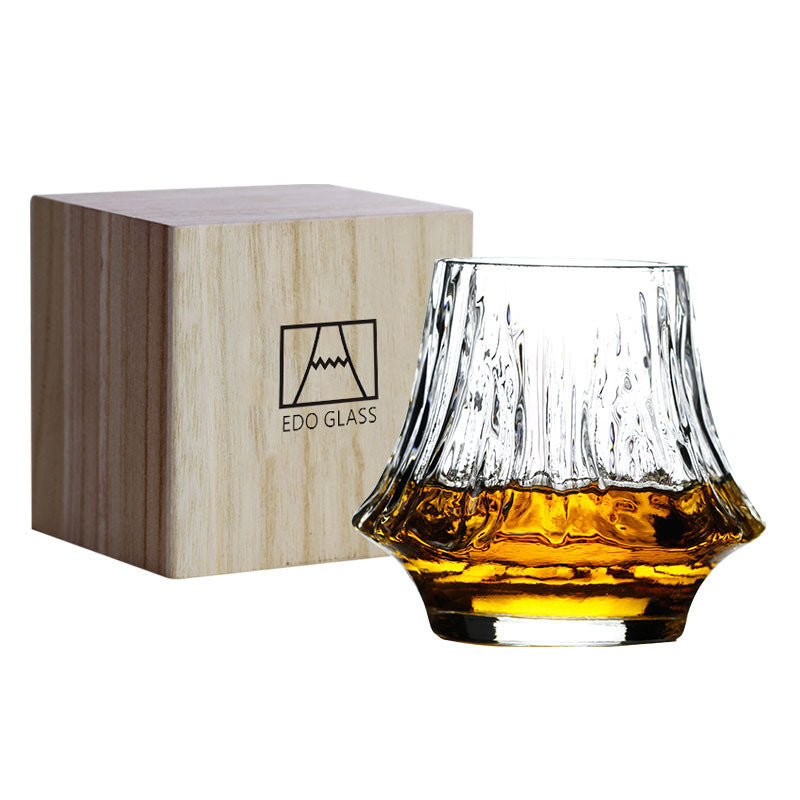 Whisky Glass Edo Glass Mt. Fuji Style｜江戸グラス 富士山スタイル ウイスキーグラス
