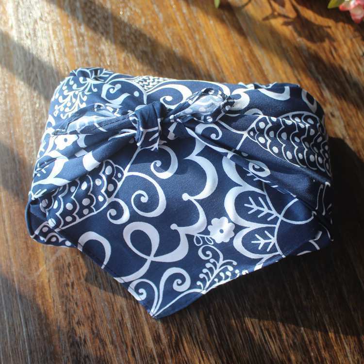 Zen Style Suede Wrapped Lunch Box