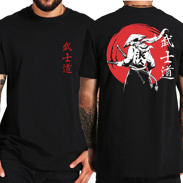 Japanese Samurai Spirit T-shirt｜サムライプリントシャツ