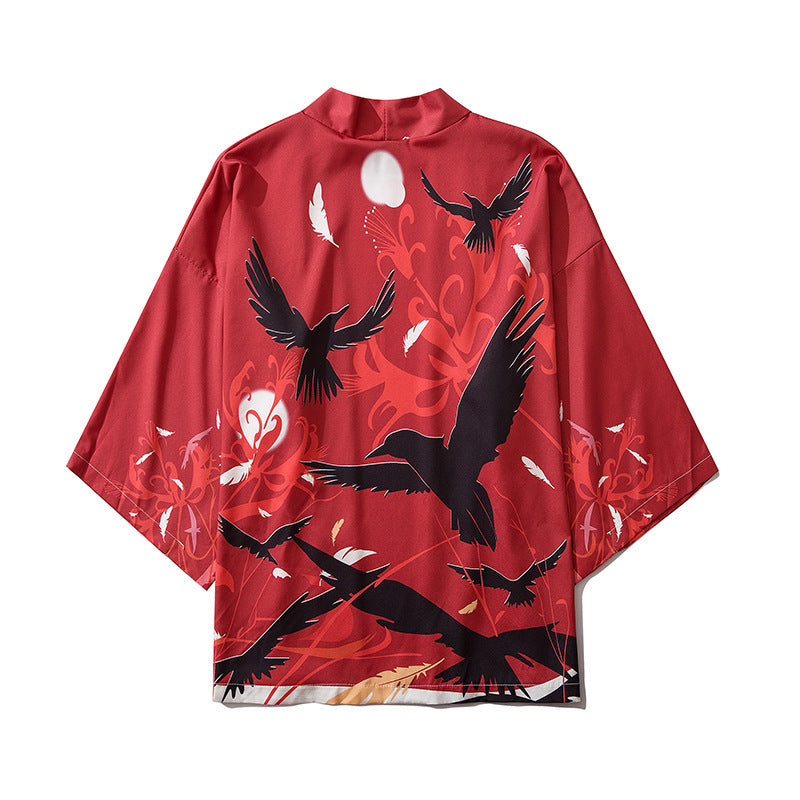 Sora Flow – Three-Quarter Sleeve Kimono