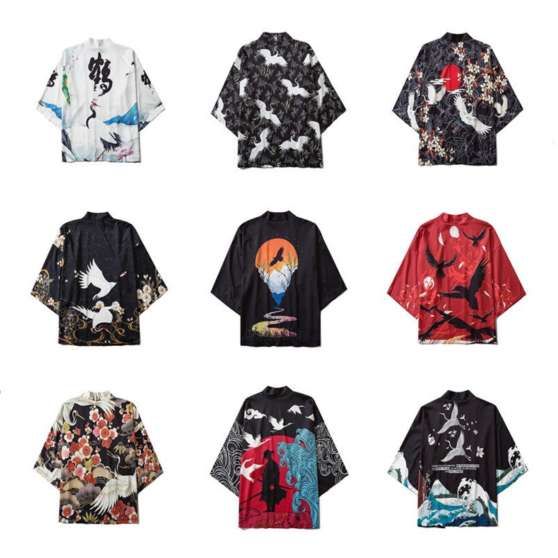 Sora Flow – Three-Quarter Sleeve Kimono