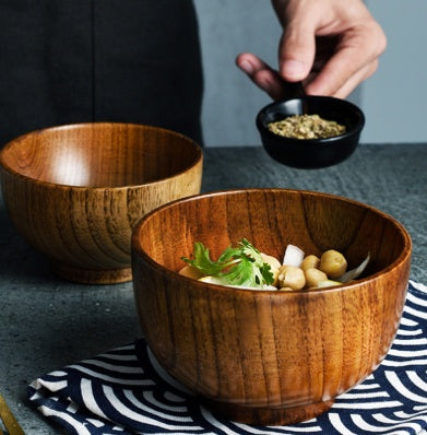 Zen Wooden Bowl – Japanese Style