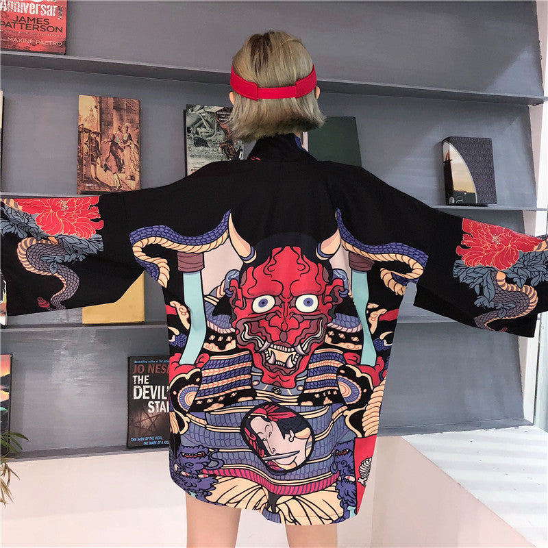 Kimono Woman print jacket