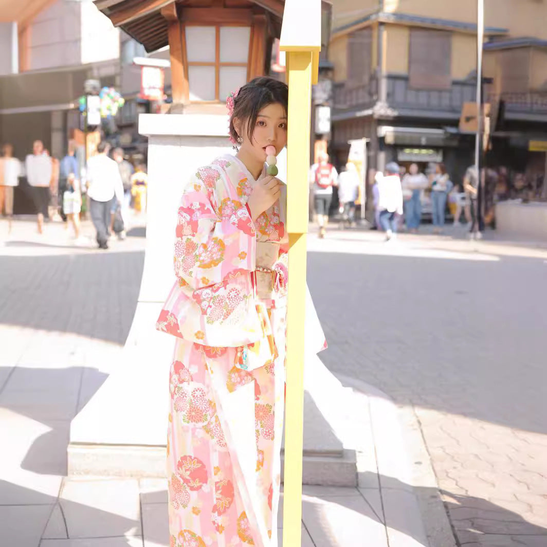 Retro Kimono Photo Dress Set