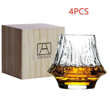 Whisky Glass Edo Glass Mt. Fuji Style｜江戸グラス 富士山スタイル ウイスキーグラス